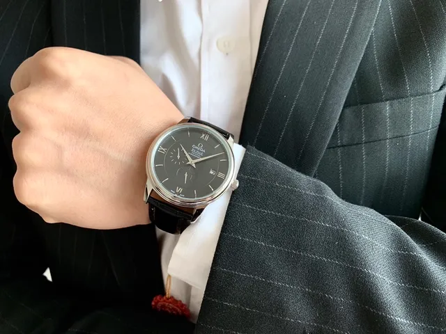 Omega De Ville Co-Axial Chronometer Black Dial Mechanical Watch 5