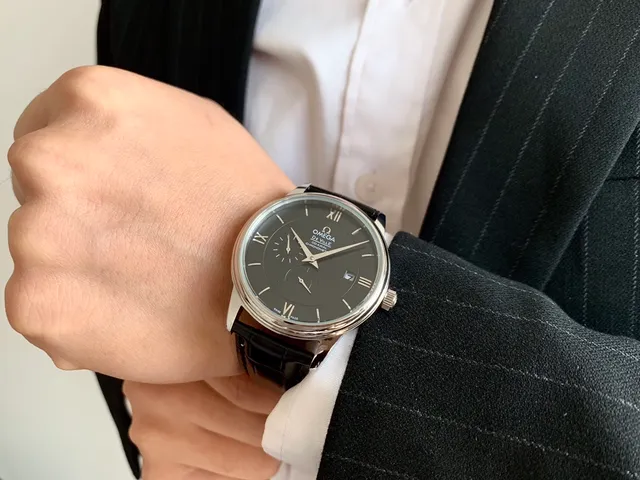 Omega De Ville Co-Axial Chronometer Black Dial Mechanical Watch 6