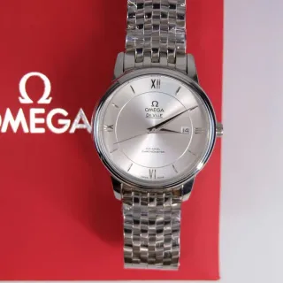 Omega De Ville Co-Axial Chronometer Silver Dial Mechanical Watch
