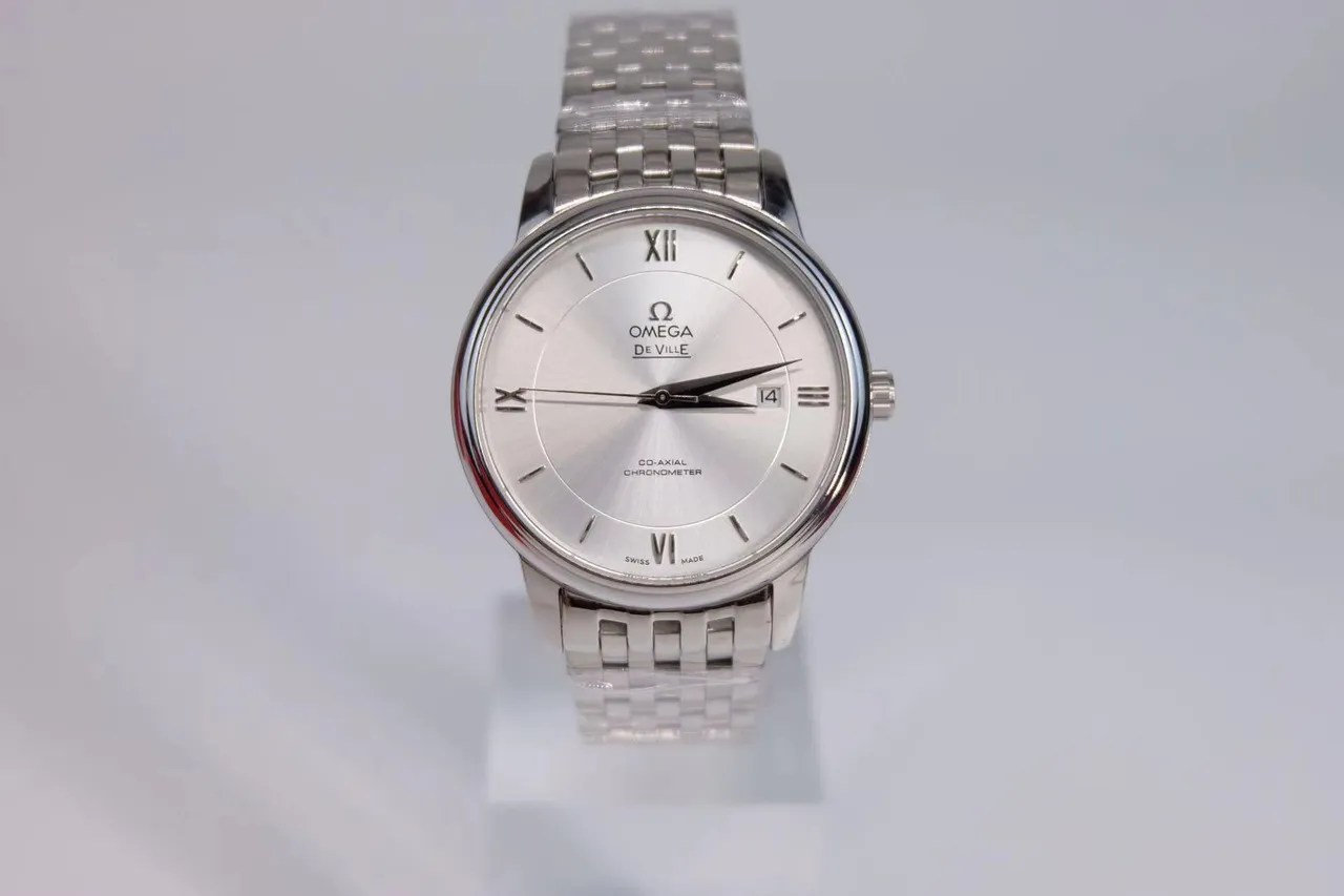 Omega De Ville Co-Axial Chronometer Silver Dial Mechanical Watch 5