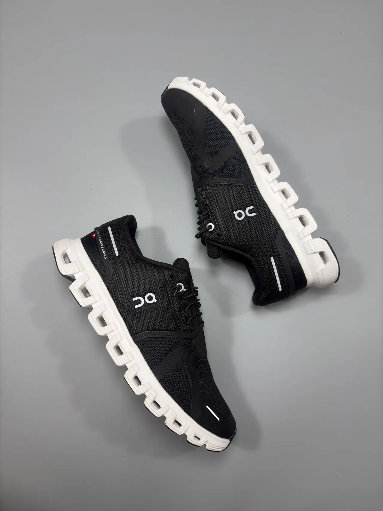 On Cloud Navy Blue Mesh Lifestyle Sneakers 6