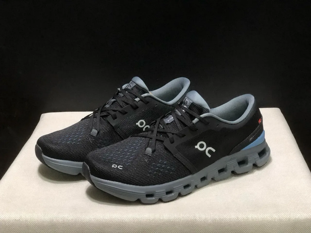 On Cloud Pink Knit Lifestyle Sneakers 10