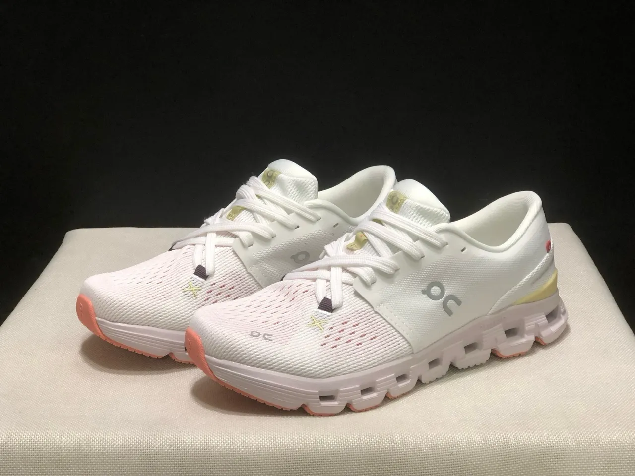 On Cloudnova White Beige Gold Lifestyle Sneakers 24