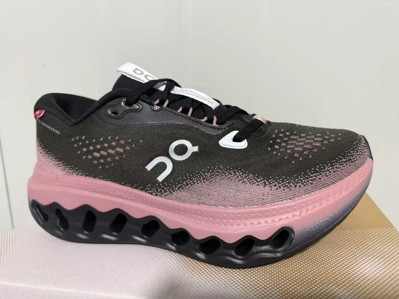 On Cloudsurfer 3 Black Pink Running Shoes 5