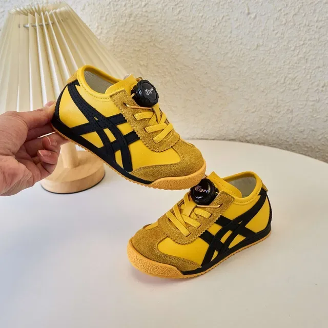 Onitsuka Tiger White Navy Low-Top Runner Suede And Mesh Upper Lifestyle Sneakers 7