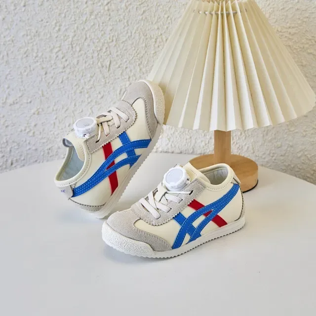 Onitsuka Tiger White Navy Low-Top Runner Suede And Mesh Upper Lifestyle Sneakers 15