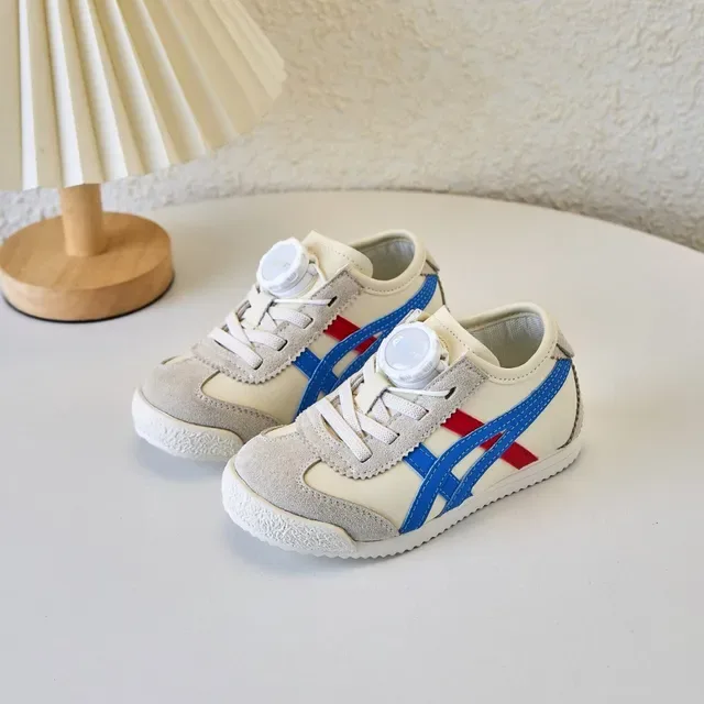 Onitsuka Tiger White Navy Low-Top Runner Suede And Mesh Upper Lifestyle Sneakers 17