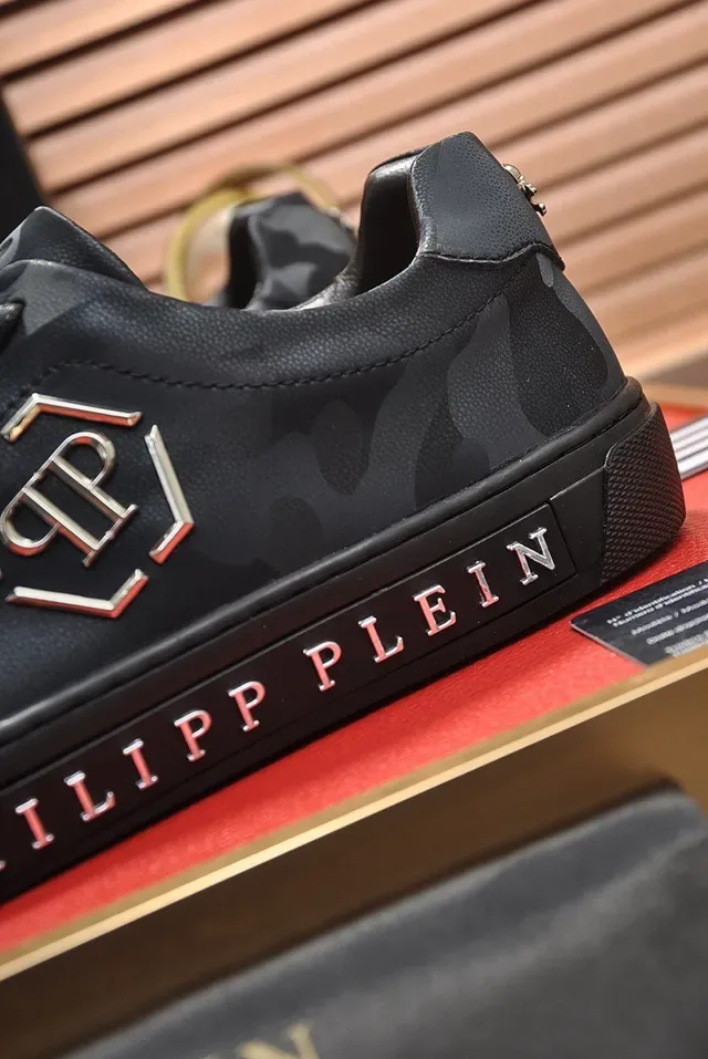 Philipp Plein Sneakers Lifestyle en Cuir avec Impression Camouflage 2