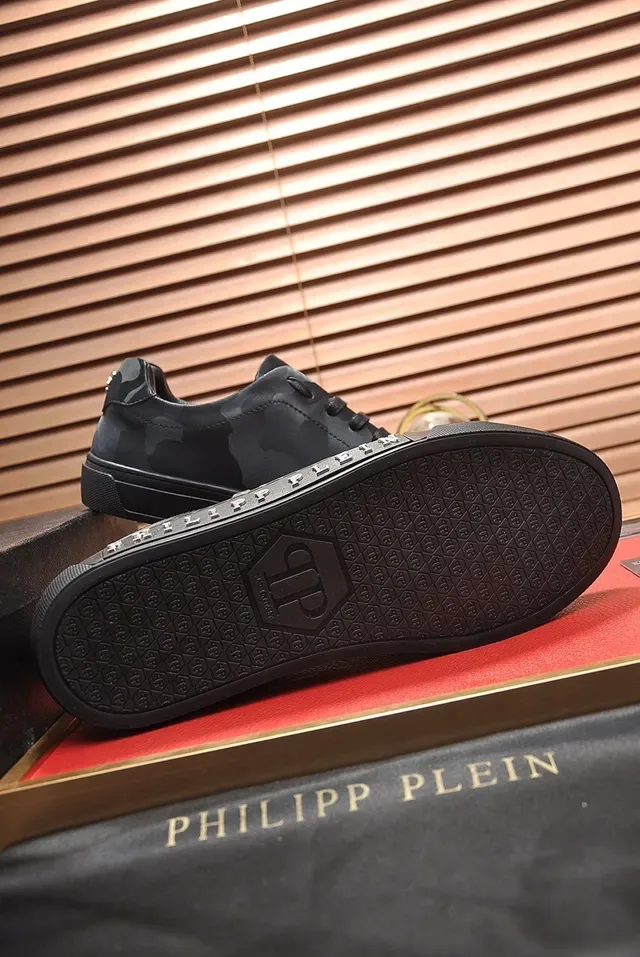 Philipp Plein Sneakers Lifestyle en Cuir avec Impression Camouflage 4