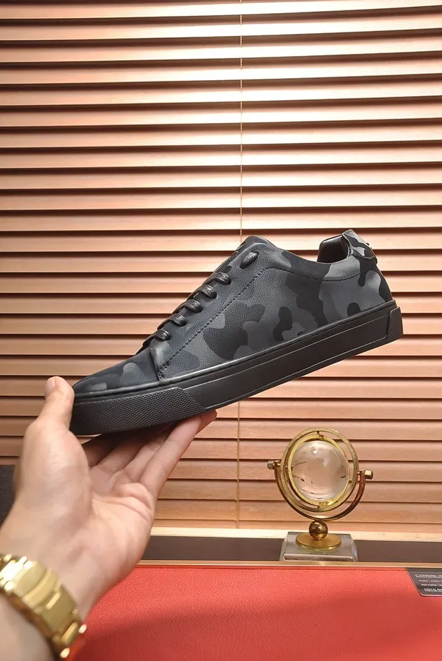 Philipp Plein Sneakers Lifestyle en Cuir avec Impression Camouflage 6