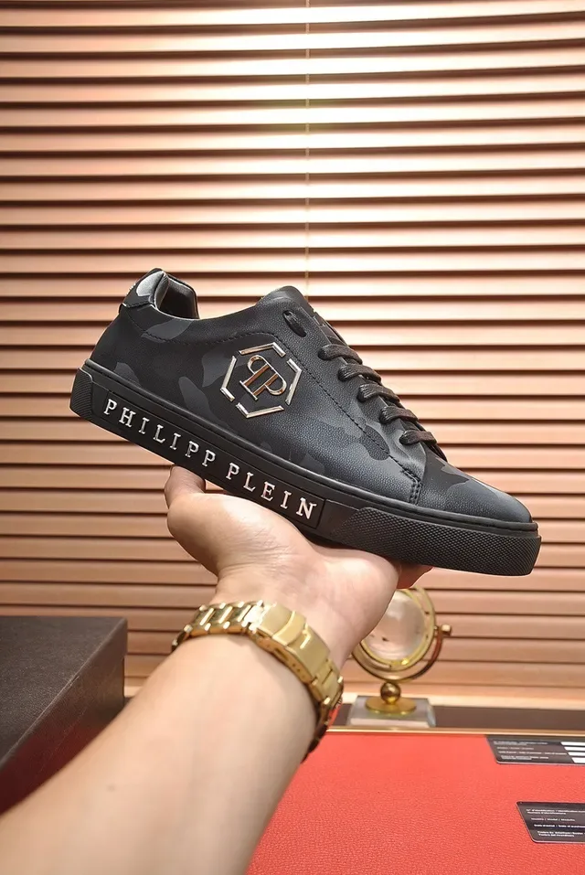 Philipp Plein Sneakers Lifestyle en Cuir avec Impression Camouflage 7