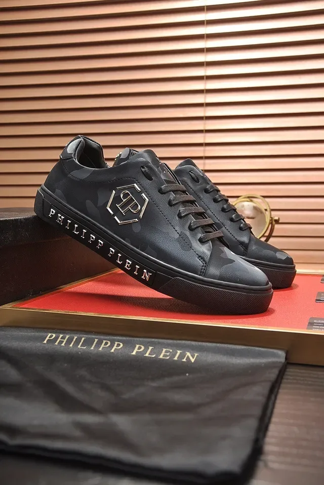 Philipp Plein Sneakers Lifestyle en Cuir avec Impression Camouflage 8