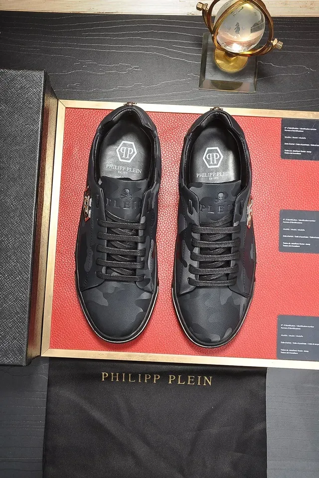 Philipp Plein Sneakers Lifestyle en Cuir avec Impression Camouflage 9