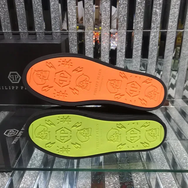 Philipp Plein Crystal Flame chaussures lifestyle à lacets hautes 2