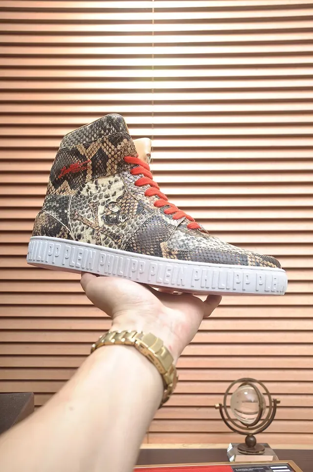 Philipp Plein sneakers lifestyle haut avec imprimé de peau de serpent 2