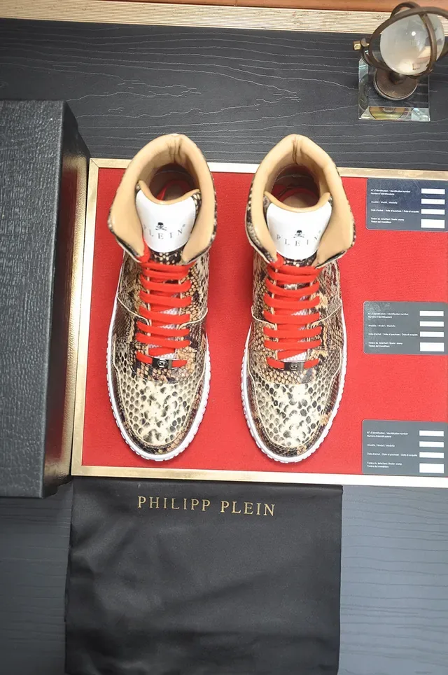 Philipp Plein sneakers lifestyle haut avec imprimé de peau de serpent 3