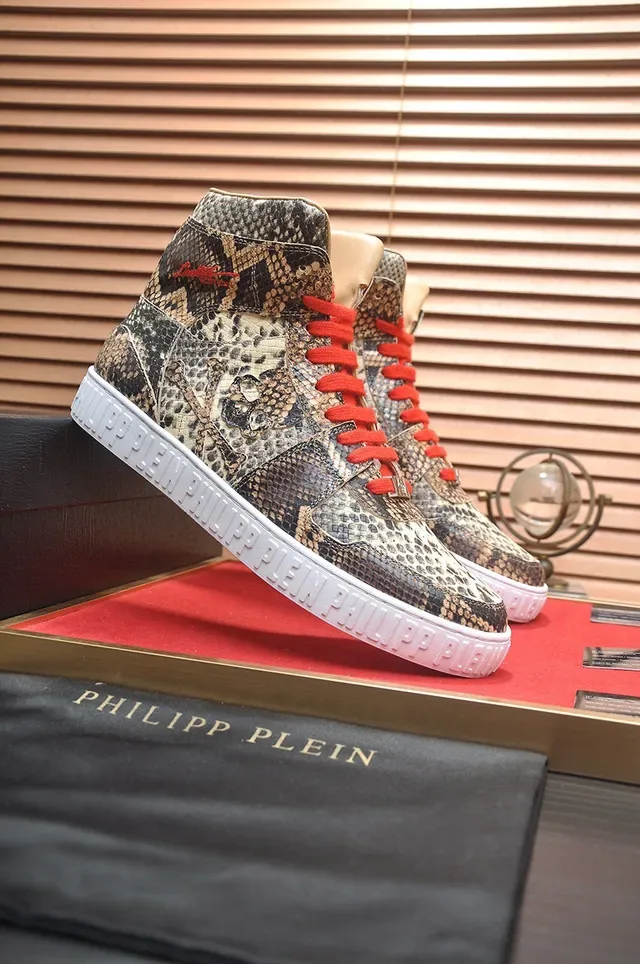 Philipp Plein sneakers lifestyle haut avec imprimé de peau de serpent 4