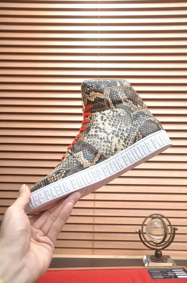 Philipp Plein sneakers lifestyle haut avec imprimé de peau de serpent 5