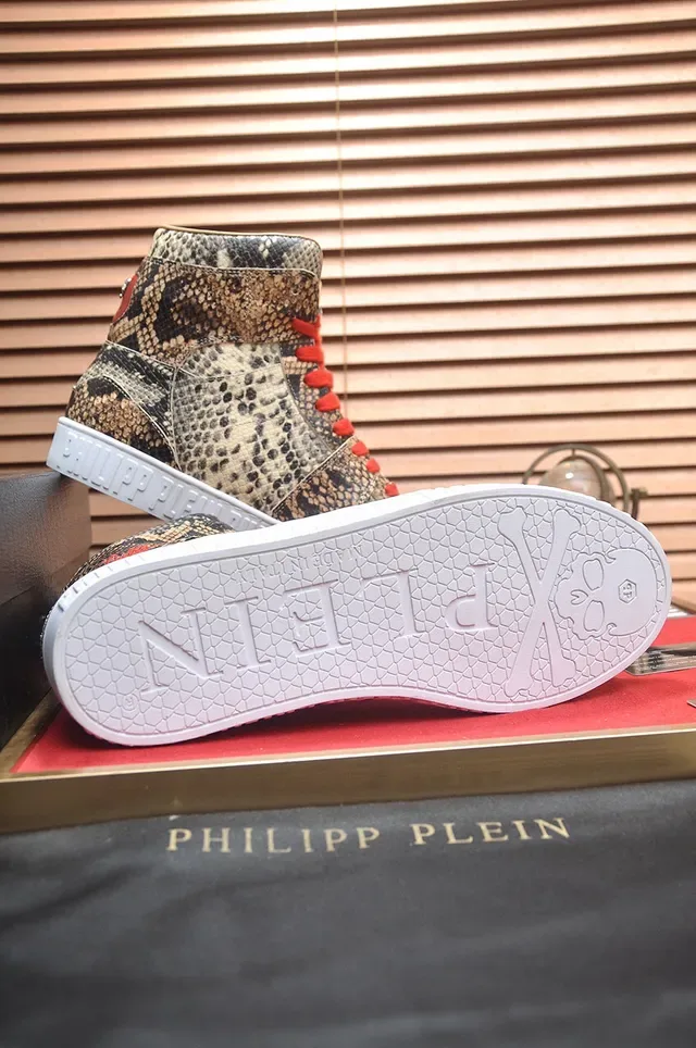 Philipp Plein sneakers lifestyle haut avec imprimé de peau de serpent 7