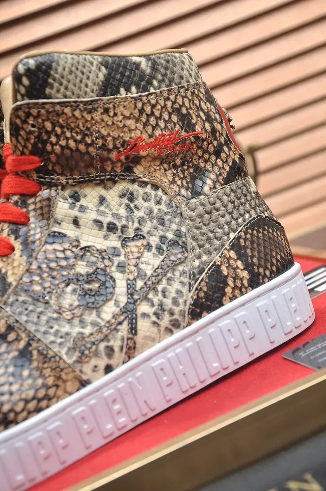 Philipp Plein sneakers lifestyle haut avec imprimé de peau de serpent 9