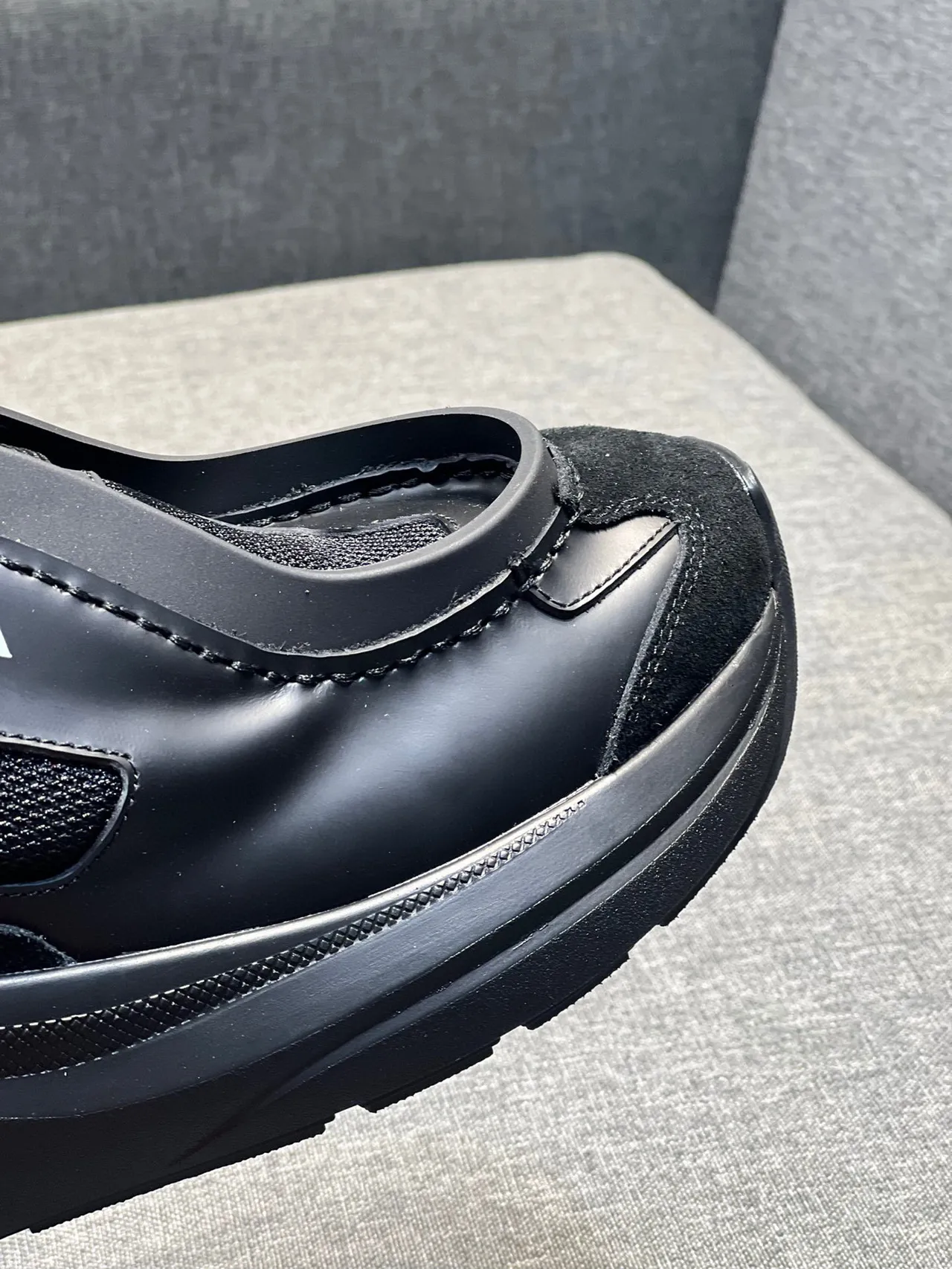 Prada Cloudbust Black Laceless Chunky Sneaker 3