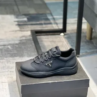 Prada Cloudbust কালো লো-টপ টেক্সটাইল-এন্ড-রাবার নির্মাণ লাইফস্টাইল স্নিকার