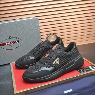 Prada Cloudbust Zapatillas Lifestyle negras de malla y sintético
