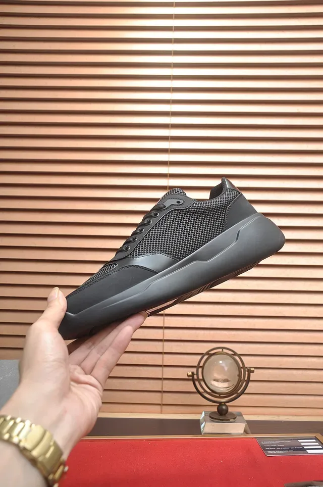 Prada Cloudbust Black Mesh and Synthetic Lifestyle Sneakers 5