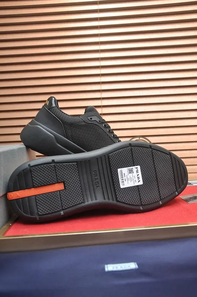 Prada Cloudbust Black Mesh and Synthetic Lifestyle Sneakers 7