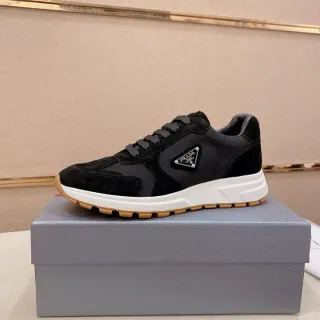 Prada Cloudbust Sneakers Lifestyle Daim et Nylon Noir