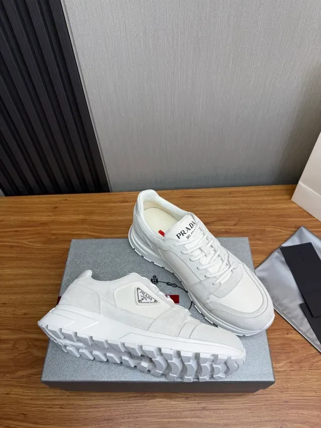 Prada Cloudbust Light Gray Lifestyle Sneakers 6