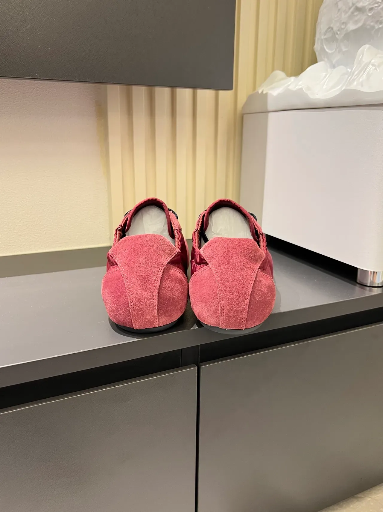 Prada Cloudbust Red Black Low-Top Mixed-Material Lifestyle Sneakers 2