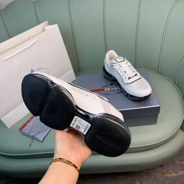 Prada Cloudbust White and Black Lifestyle Sneakers 2