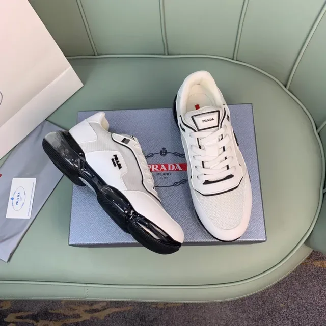 Prada Cloudbust White and Black Lifestyle Sneakers 4