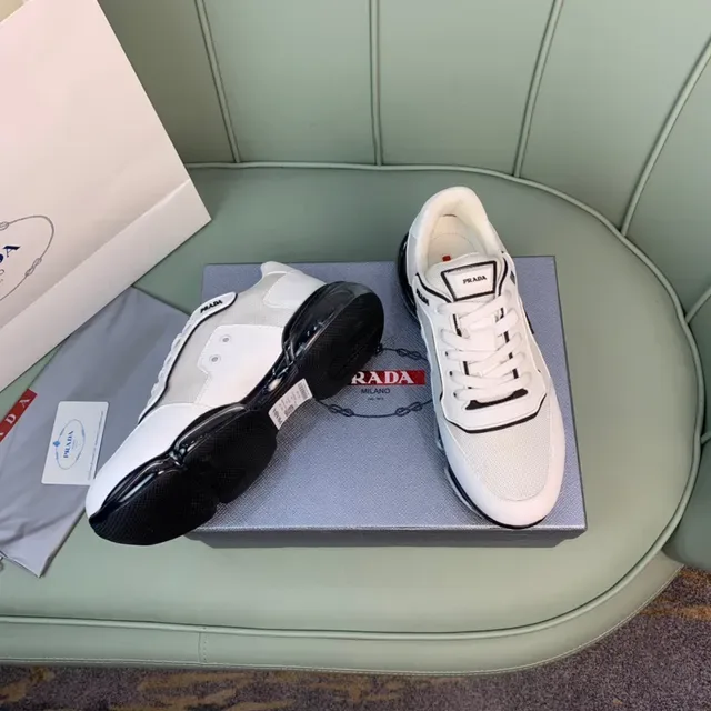 Prada Cloudbust White and Black Lifestyle Sneakers 7