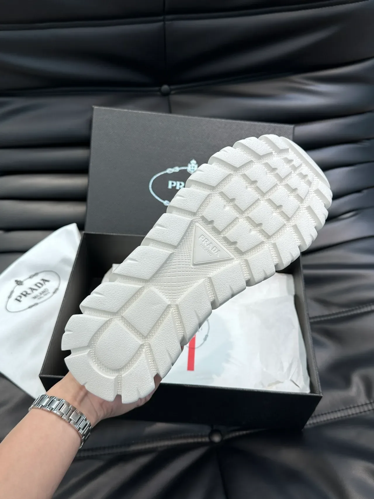 Prada Cloudbust White Lifestyle Sneakers 2