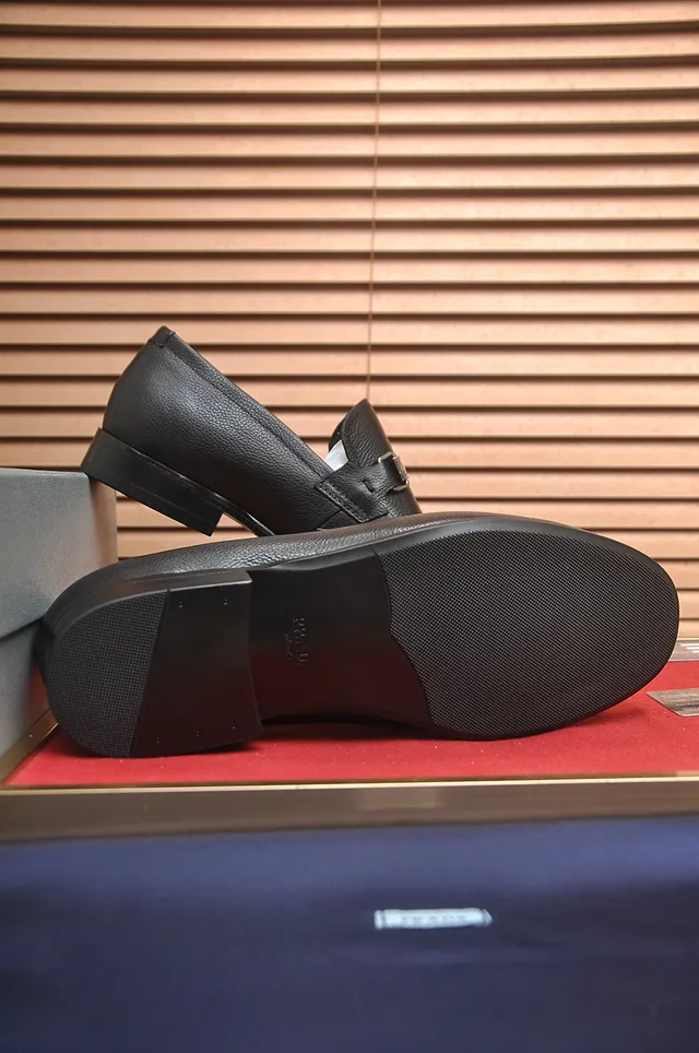 Prada Horsebit Loafer Black Pebbled Leather Loafers 3
