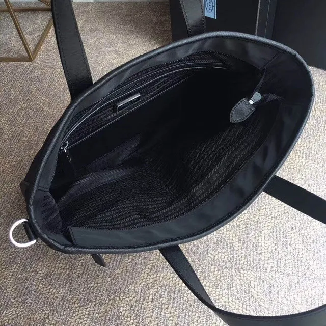 Prada Re-Edition 2005 Black Nylon Tote Bag 2