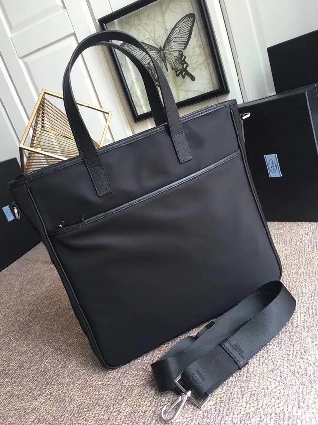 Prada Re-Edition 2005 Black Nylon Tote Bag 6