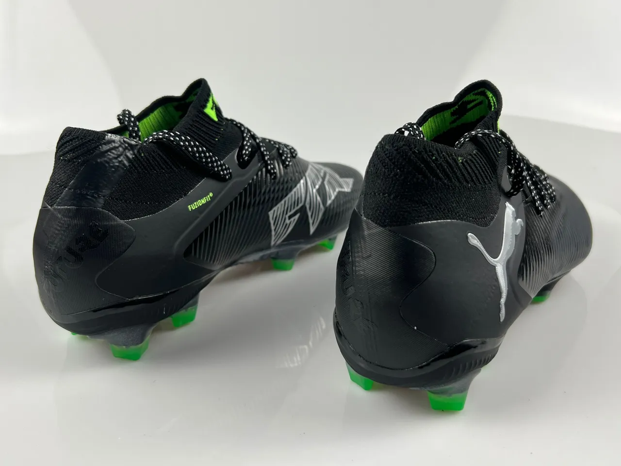 Puma Future Z Black and Green Firm-Ground Chaussures de football 10