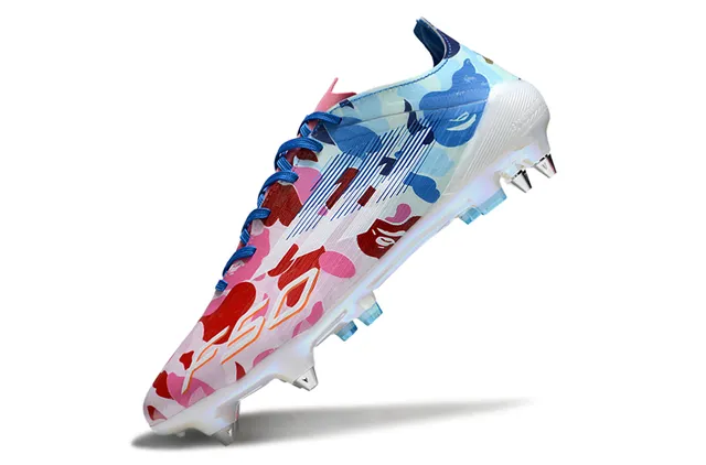 Puma Future Z Multicolor Rose Impression Camouflage Haut Synthétique Plaque Translucide Iridescente Sol Firme Chaussures de Football 3