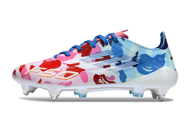 Puma Future Z Multicolor Rose Impression Camouflage Haut Synthétique Plaque Translucide Iridescente Sol Firme Chaussures de Football 7