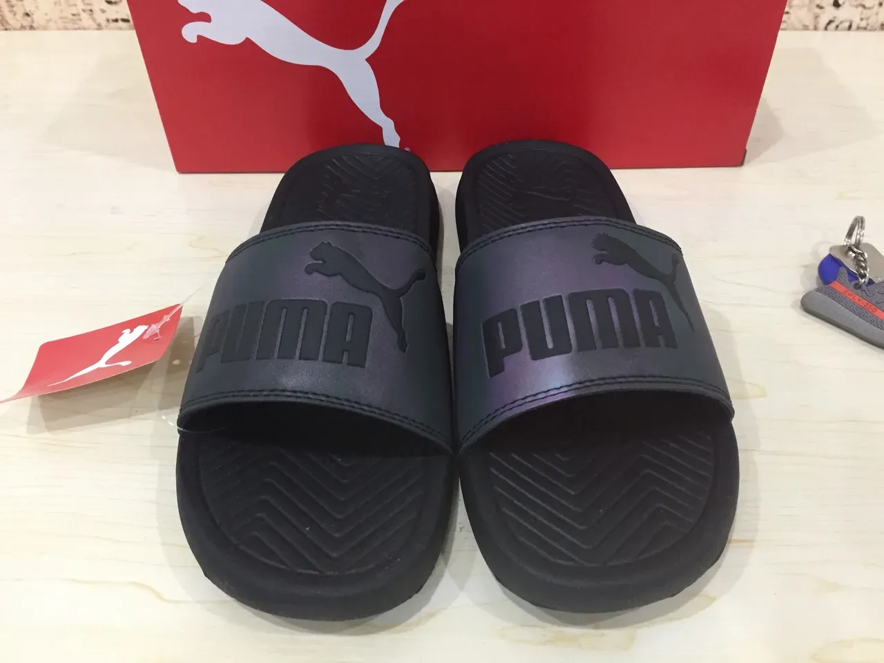 Puma Slide Black Molded Sole Slipper 4
