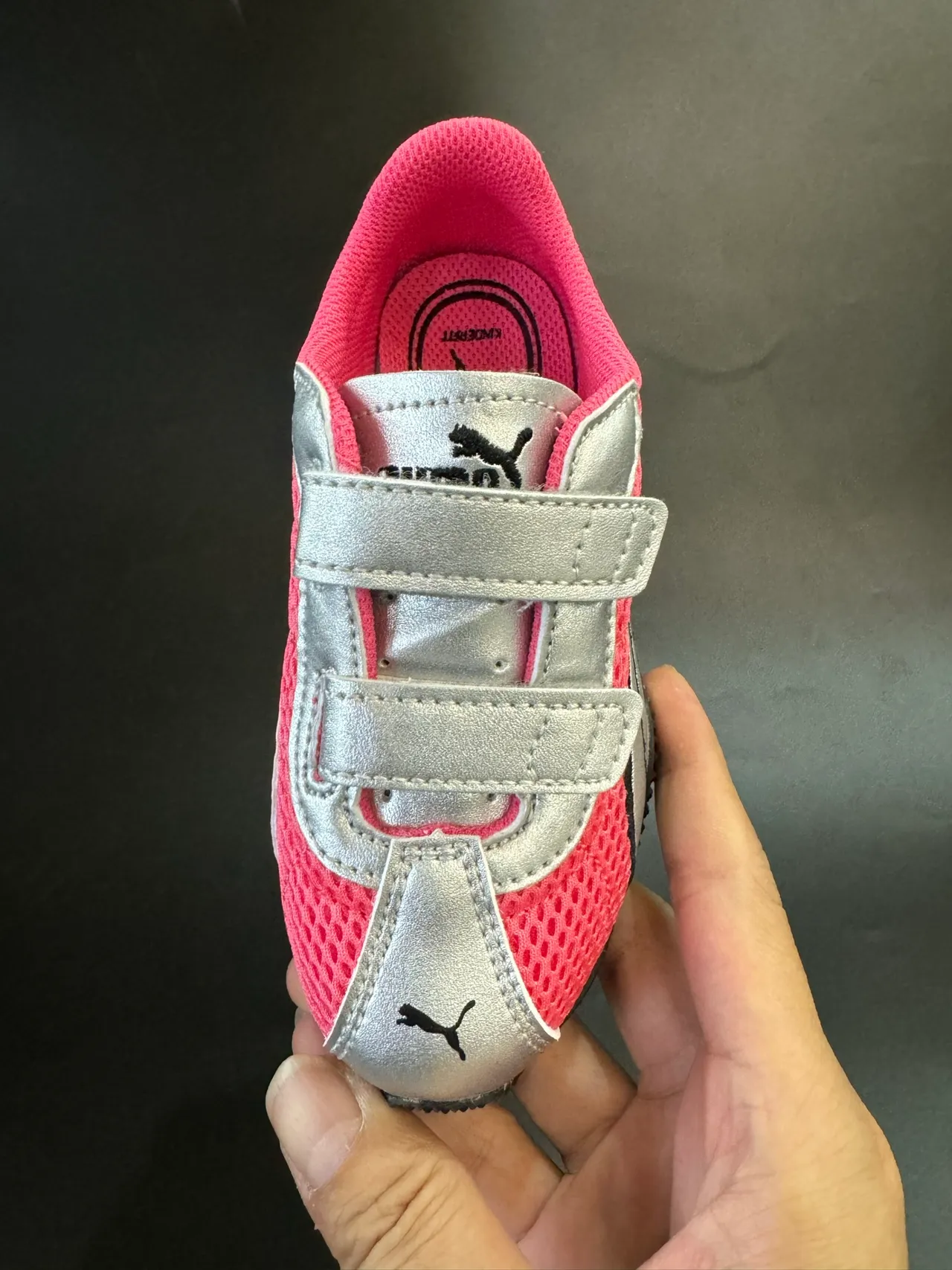 Puma Speedcat نيون أخضر فضي أطفال أسلوب الحياة حذاء رياضي 23