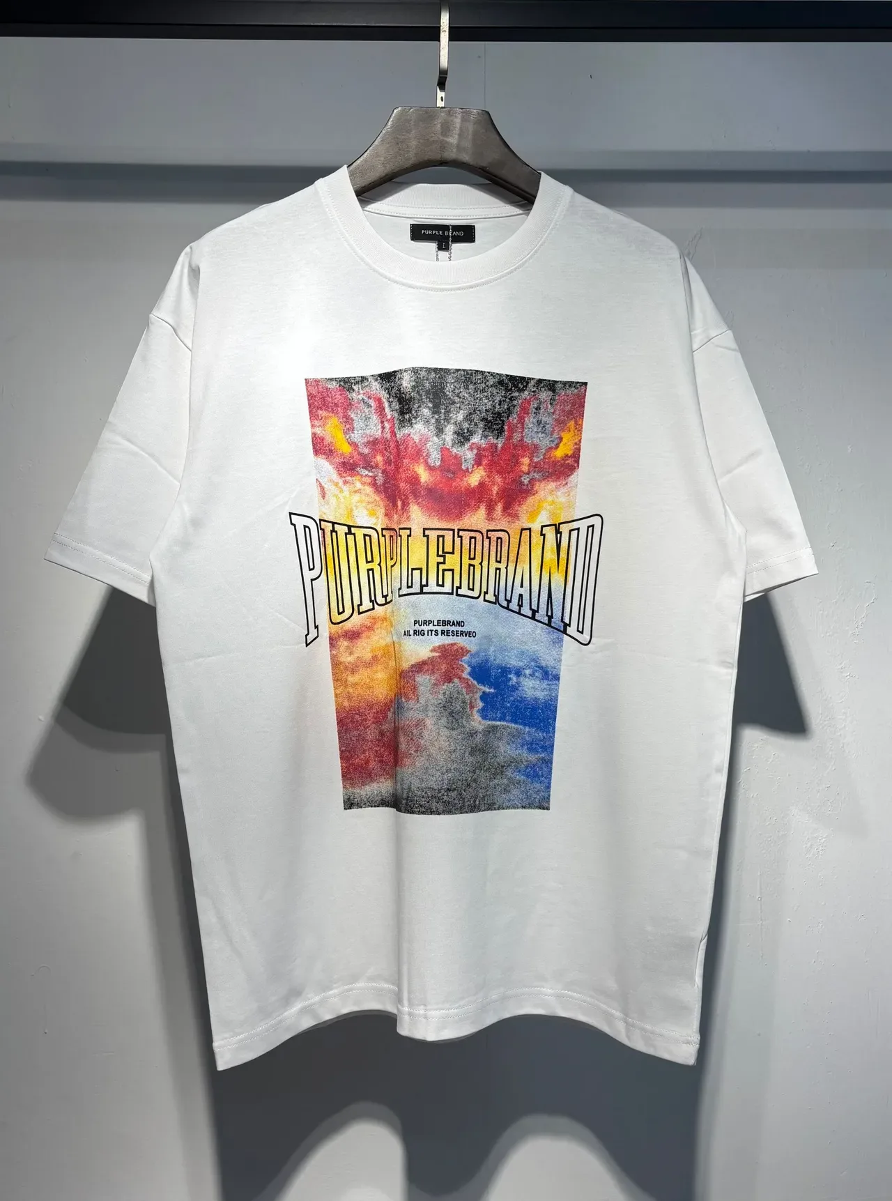 Purple Brand Oversized Graphic Print T-Shirt 2