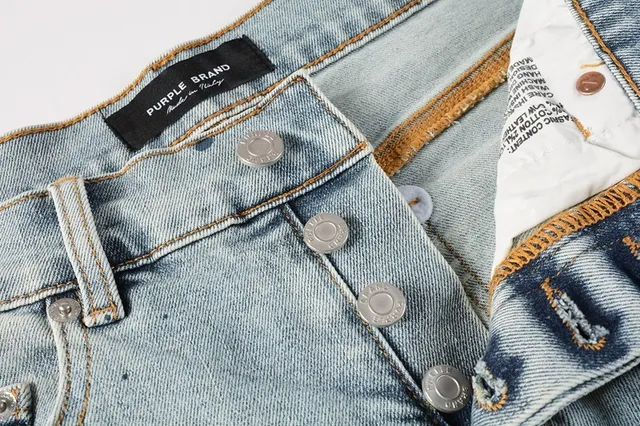 Purple Brand Paint-Splatter Distressed Mid-Rise Denim Shorts 9