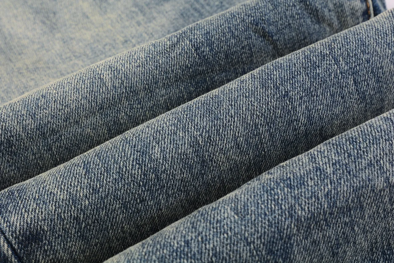 Purple Brand Patchwork Distressed Mid-Rise Straight-Leg Jeans 4
