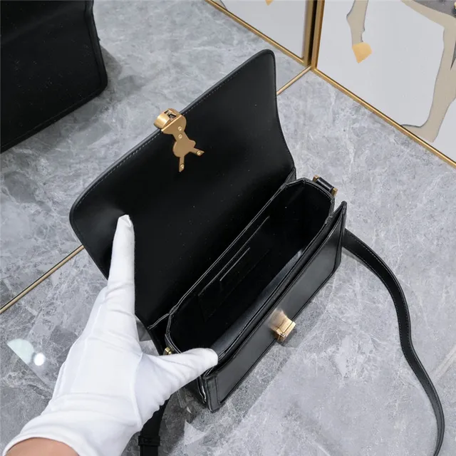 Saint Laurent Loulou Beige Leather Underarm Crossbody Bag 4