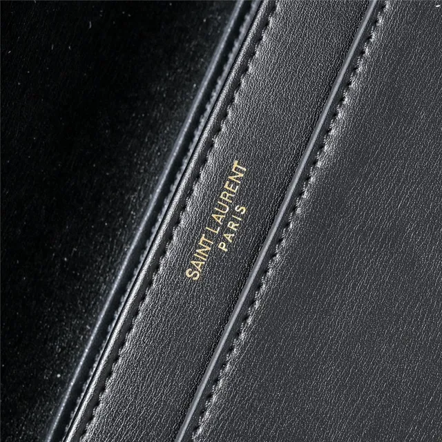 Saint Laurent Loulou Beige Leather Underarm Crossbody Bag 6
