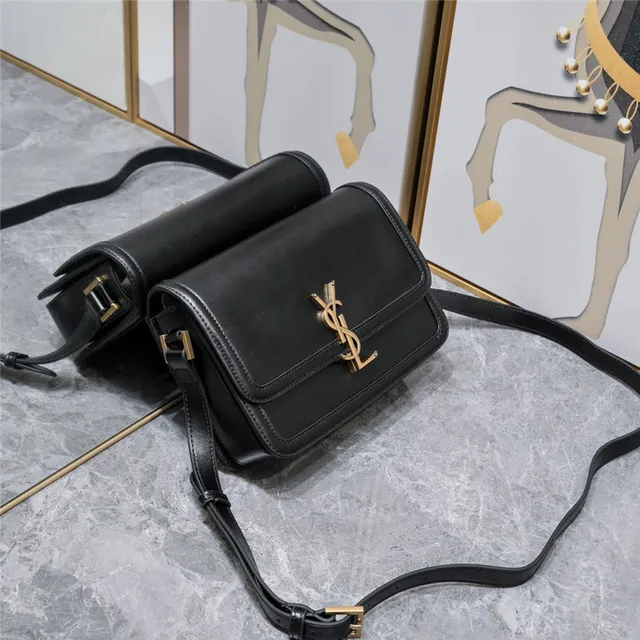 Saint Laurent Loulou Beige Leather Underarm Crossbody Bag 9